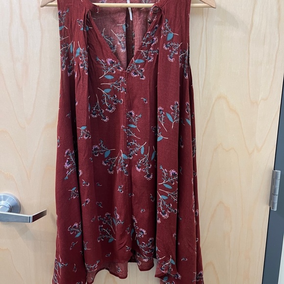 Free People Tree Swing Floral Tunic Minidress Sz Small - Picture 6 of 13